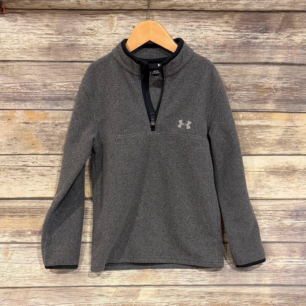 Under Armour Charcoal Quarter-Zip Pullover